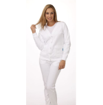 2021 01 17 16 19 13 ΖΑΚΕΤΑ ΙΑΤΡΟΥ ΓΥΝΑΙΚΕΙΑ SIGGI DR BLUE CLOE WOMEN CARDIGAN WHITE   Safekat