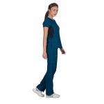 SCRUB WOMAN STRETCH CARIBBEAN PETROL 6