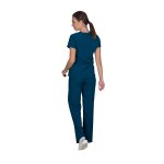 SCRUB WOMAN STRETCH CARIBBEAN PETROL 7
