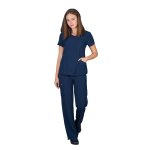 SCRUB WOMAN STRETCH NAVY BLUE 5