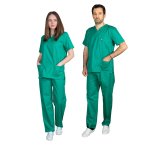 scrub unisex alezi anoixto prasino new