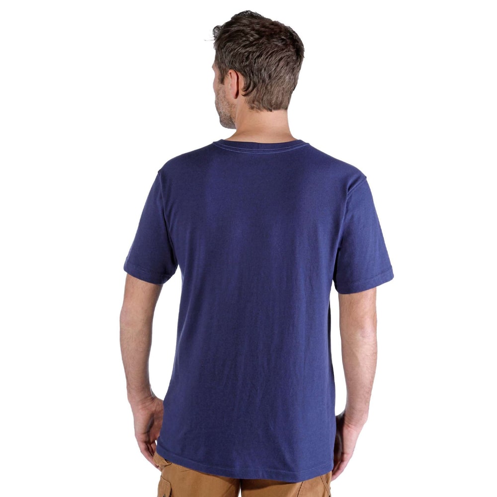 0009732 t shirt core logo short sleeve 101214 ink blue heather carhartt final