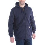0011057  midweight hooded zip front sweater k122 navy carhartt final