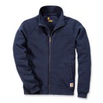 0011069 midweight mock neck zip front sweater k350 navy carhartt final