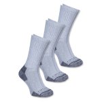 0011327  3 all season cotton crew work socks a62 grey carhartt final