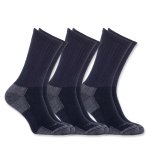 0011329  3 all season cotton crew work socks a62 navy carhartt final