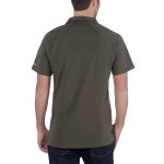 0012676 carhartt force delmont pocket polo 103569 moss final