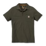 0012678 carhartt force delmont pocket polo 103569 moss final