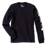 0012792 logo long sleeve t shirt ek231 blk carhartt final