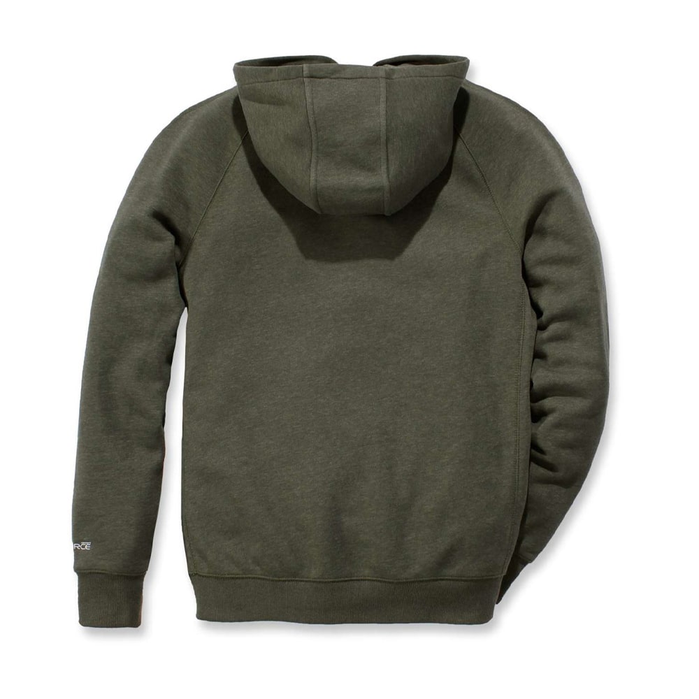 0012856  force delmont graphic hooded sweatshirt 103873 moss heather carhartt final