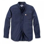 ΠΟΥΚΑΜΙΣΟ ΜΑΚΡΥΜΑΝΙΚΟ RUGGED PROF WORKSHIRT 102538 CARHARTT xalatsis μπλε σκουρο