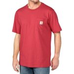 Μπλούζα WORKWEAR POCKET SHORT SLEEVE T SHIRT 103296 Carhartt red 1