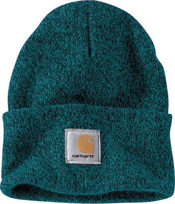 xlarge 20211027173646 skoufos carhartt knit cuffed beanie blue spruce marl prasinos