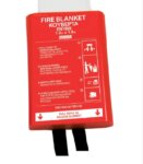 Πιστοποιημένη πυρίμαχη κουβέρτα 12 x 18 m σκληρή θήκη