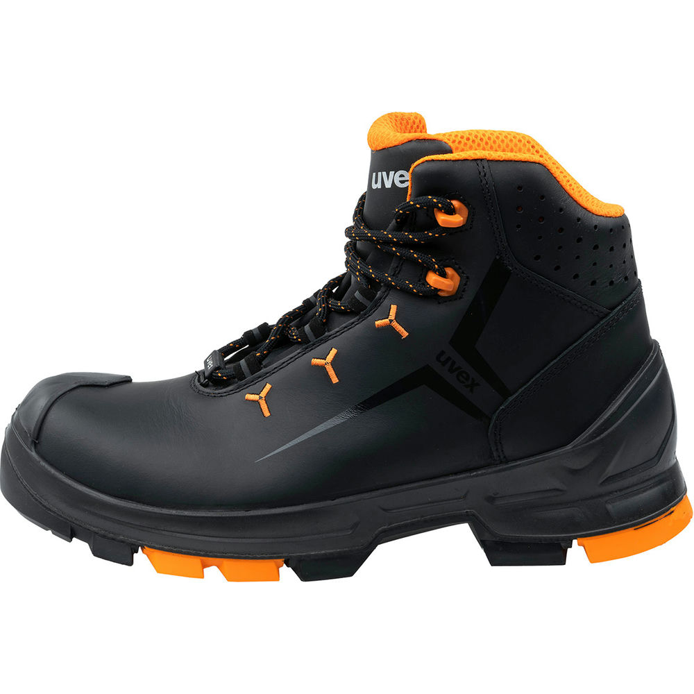 Adas Zabaki UVEX 2 65032 S3 SRC ESD Metal Free Safety Footwear Pushing the Limits Black Orange 2 FINAL 3