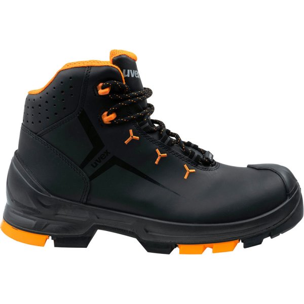 Adas Zabaki UVEX 2 65032 S3 SRC ESD Metal Free Safety Footwear Pushing the Limits Black Orange 7 FINAL 3