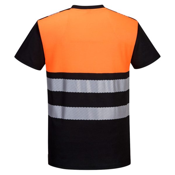 PW311 ανακλαστικό κοντομάνικο με hi vis xalatsis 1