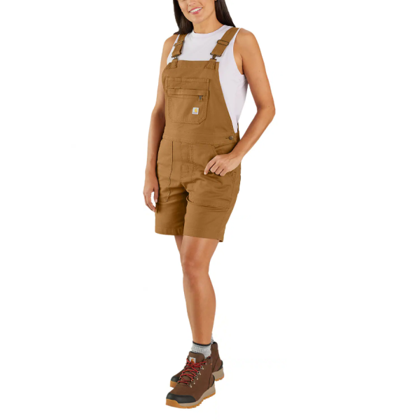 ΣΑΛΟΠΕΤΑ ΓΥΝΑΙΚΕΙΑ RELAXED FIT SHORTALL 106197 CARHARTT xalatsis 1
