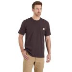 ΜΠΛΟΥΖΑ ΚΟΝΤΟΜΑΝΙΚΗ WORKWEAR POCKET SHORT SLEEVE 103296 CARHARTT DARK SEPIA