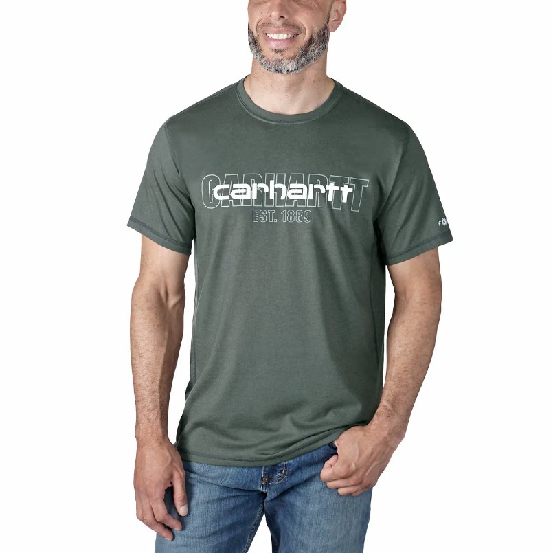 ΜΠΛΟΥΖΑ ΚΟΝΤΟΜΑΝΙΚΗ LOGO GRAPHIC 106653 CARHARTT XALATSIS 1