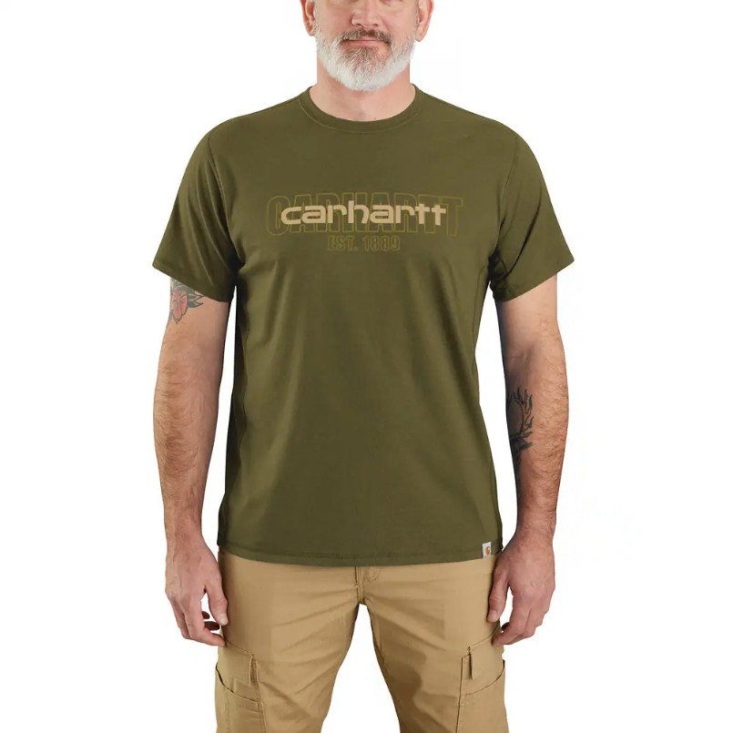ΜΠΛΟΥΖΑ ΚΟΝΤΟΜΑΝΙΚΗ LOGO GRAPHIC 106653 CARHARTT XALATSIS