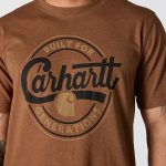 ΜΠΛΟΥΖΑ ΚΟΝΤΟΜΑΝΙΚΗ RELAXED FIT LIGHTWEIGHT SCRIPT 107049 CARHARTT καφε xalatsis 1