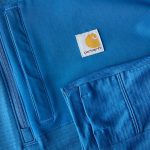 ΜΠΛΟΥΖΑ ΜΑΚΡΥΜΑΝΙΚΗ FORCE RELAXED FIT MOCK NECK HALF ZIP 106423 CARHARTT μπλε xalatsis 2