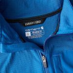 ΜΠΛΟΥΖΑ ΜΑΚΡΥΜΑΝΙΚΗ FORCE RELAXED FIT MOCK NECK HALF ZIP 106423 CARHARTT μπλε xalatsis 3