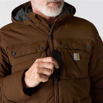ΜΠΟΥΦΑΝ LOOSE FIT MONTANA INSULATED 107082 CARHARTT καφέ xalatsis 1
