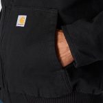 ΜΠΟΥΦΑΝ LOOSE FIT WASHED DUCK ACTIVE 104050 CARHARTT ΜΑΥΡΟ XALATSIS 3