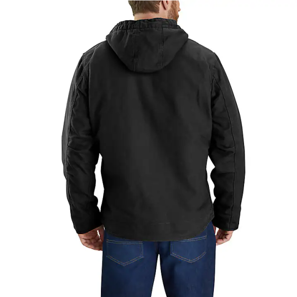 ΜΠΟΥΦΑΝ RELAXED FIT WASHED DUCK SHERPA LINED 104392 CARHARTT μαυρο xalatsis 1