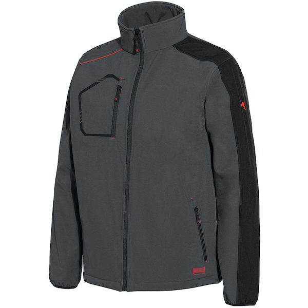 ΜΠΟΥΦΑΝ SOFTSHELL KIND 4508B ISSALINE xalatsis γκρι σκουρο
