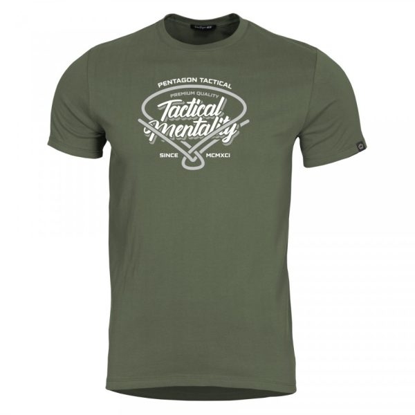 ΜΠΛΟΥΖΑ ΚΟΝΤΟΜΑΝΙΚΗ AGERON TACTICAL MENTALITY K09012 TM PENTAGON