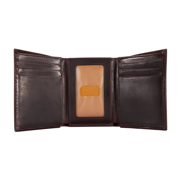 ΠΟΡΤΟΦΟΛΙ ΔΕΡΜΑΤΙΝΟ TRIFOLD B0000219 CARHARTT καφε xalatsis 1