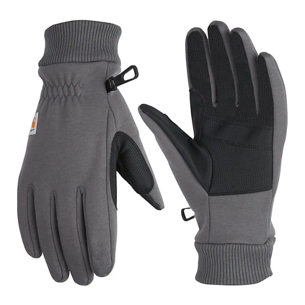 ΓΑΝΤΙΑ THERMAL LINED FLEECE TOUCH SENSITIVE KNIT CUFF A622M CARHARTT γκρι εσωτερικο