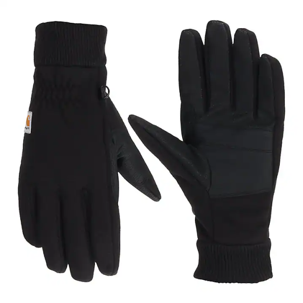 ΓΑΝΤΙΑ THERMAL LINED FLEECE TOUCH SENSITIVE KNIT CUFF A622M CARHARTT μαυρο 1