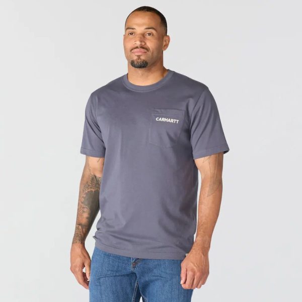ΜΠΛΟΥΖΑ ΚΟΝΤΟΜΑΝΙΚΗ RELAXED FIT LIGHTWEIGHT POCKET GRILL GRAPHIC 107437 CARHARTT
