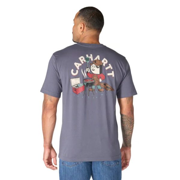 ΜΠΛΟΥΖΑ ΚΟΝΤΟΜΑΝΙΚΗ RELAXED FIT LIGHTWEIGHT POCKET GRILL GRAPHIC 107437 CARHARTT.