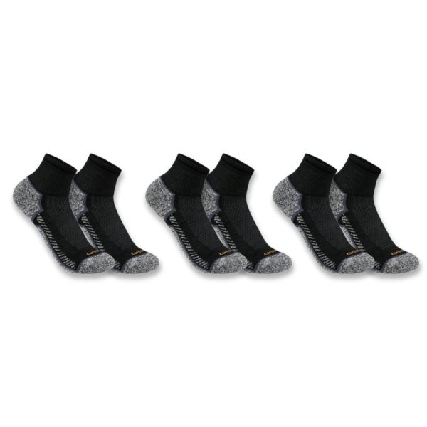 ΚΑΛΤΣΕΣ FORCE MIDWEIGHT QUARTER SQ5283 CARHARTT (3 ΖΕΥΓΗ) BLK