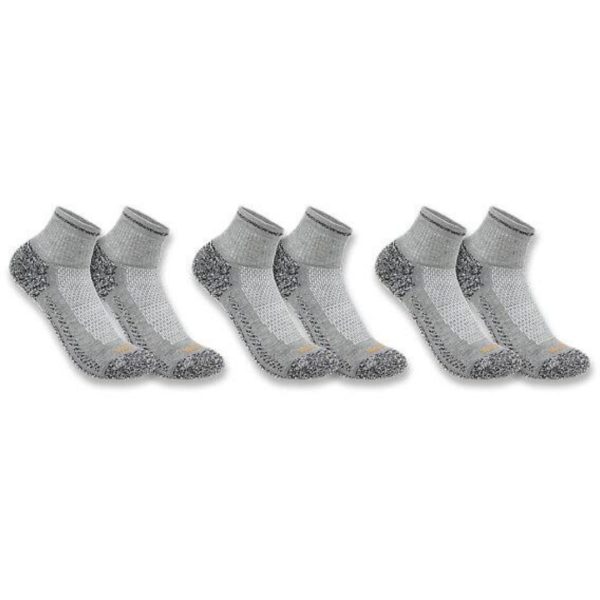 ΚΑΛΤΣΕΣ FORCE MIDWEIGHT QUARTER SQ5283 CARHARTT (3 ΖΕΥΓΗ) GREY
